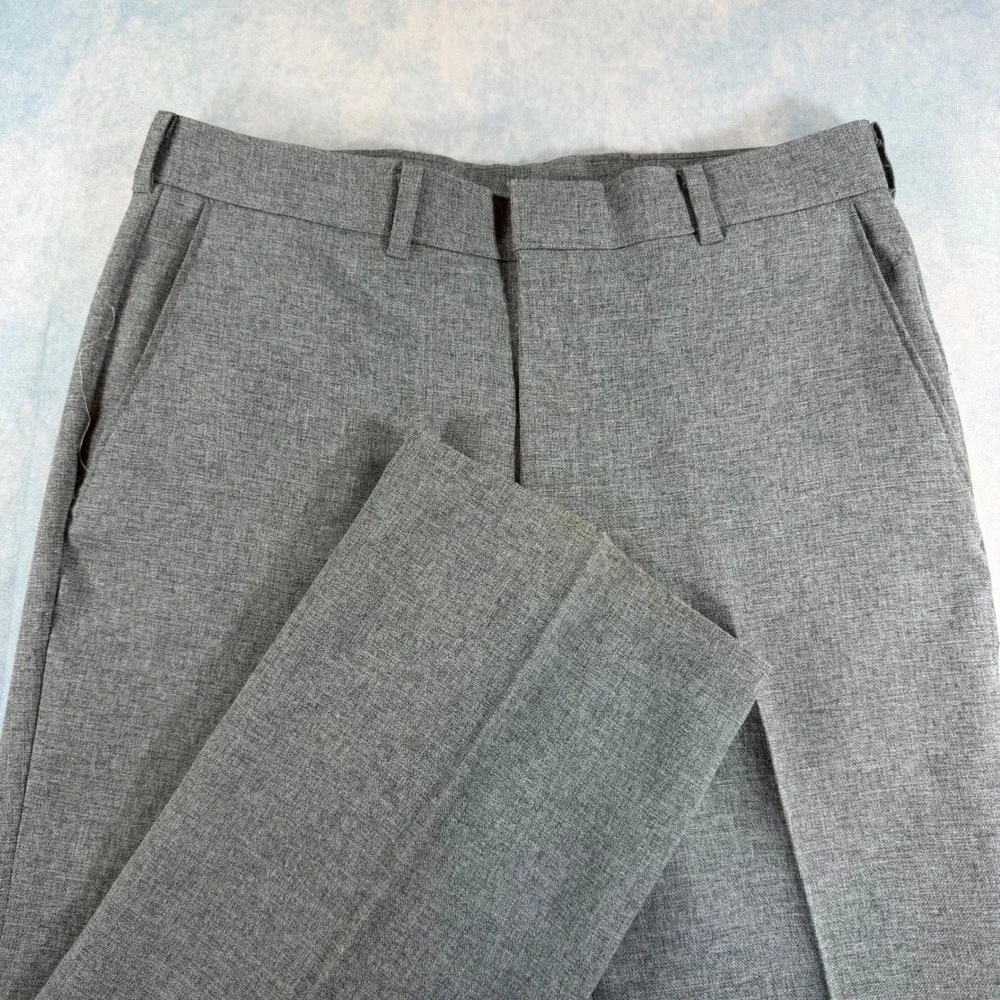 Levi's Action Slacks Mens 35x31 Gray Excellent Vintage Dress Pants Trousers